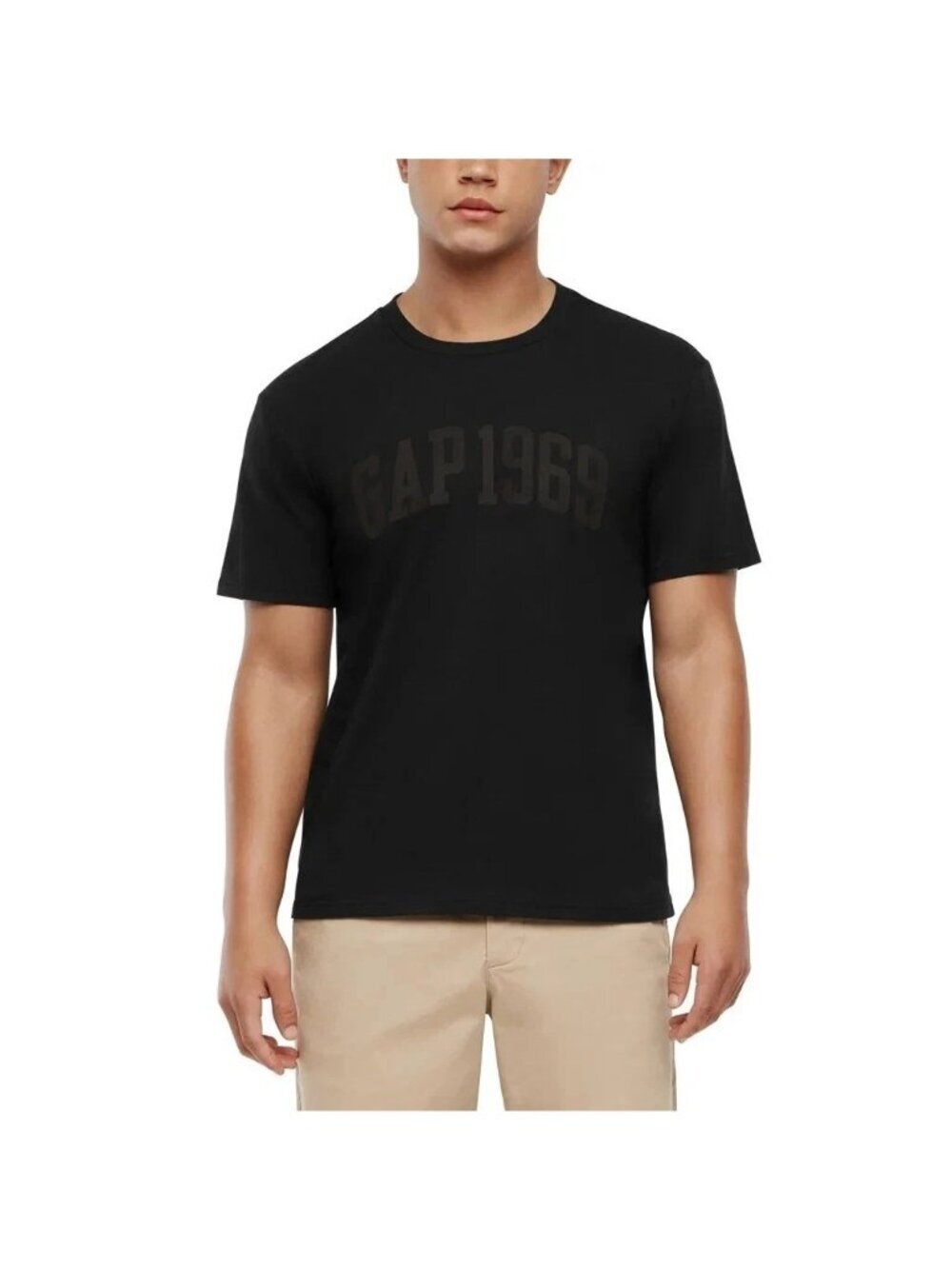 NWT GAP Men's XXL Black Graphic T-Shirt 100% Cotton